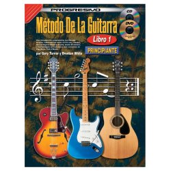 Prog Gtr Method 1 Gtr Bk/Cd/Dvd Span