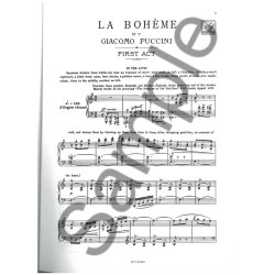 Giacomo Puccini: La Boheme - Opera Vocal Score