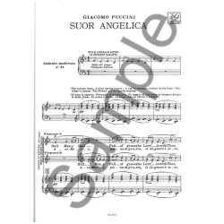 PUCCINI SUOR ANGELICA ENGLISH/ITALIAN VOCAL SCORE P/B