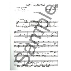 Gaetano Donizetti: Don Pasquale - Opera Vocal Score