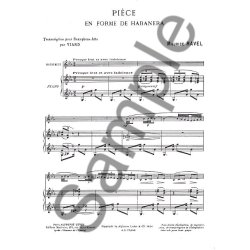 Maurice Ravel: Piece En Forme De Habanera