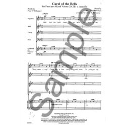 Mykola Leontovich: Carol Of The Bells (SATB)