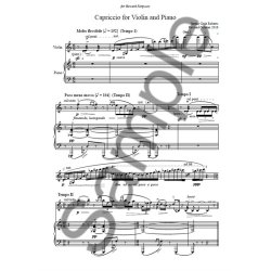 Jeremy Dale Roberts: Capriccio for Violin and Piano