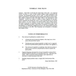 Jeremy Dale Roberts: Tombeau