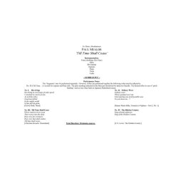 Paul Mealor: Till Time Shall Cease (Score)