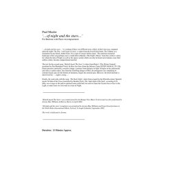 Paul Mealor: ...of night and the stars... (Score/Part)