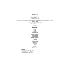 Paul Mealor: Liturgy of Fire