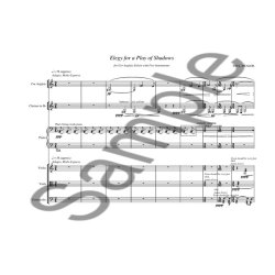 Paul Mealor: Elegy For A Play Of Shadows (Score/Parts)