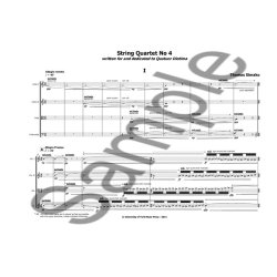 Thomas Simaku: String Quartet No.4 (Score)