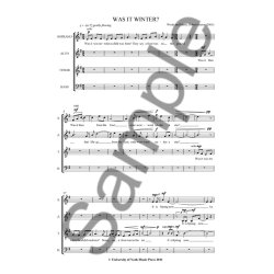 Robert Saxton: Was It Winter?