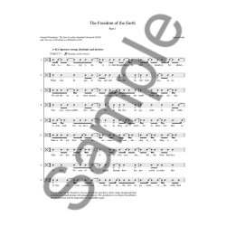 James Weeks: The Freedom of the Earth (SATB/Ensemble) - Score