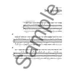 Matthew Sergeant: Bet Giyorgis (Score)