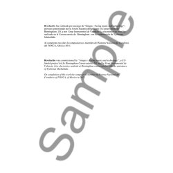 Hilda Paredes: Revelacin (Study Score)