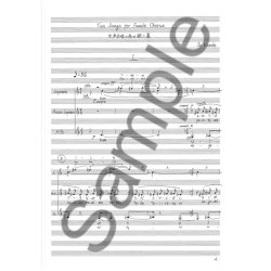 Jo Kondo: Two Songs For Female Chorus