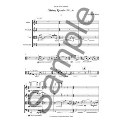 George Nicholson: String Quartet No.4 (Score)