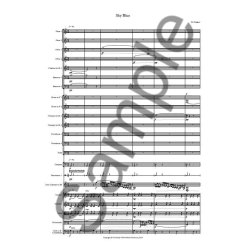 Ed Hughes: Sky Blue (A3 Conductor's Score)