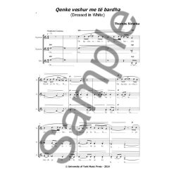 Thomas Simaku: Albanian Wedding Song  - Qenke Veshur Me T&euml; Bardha (Dressed In White) (SSA)