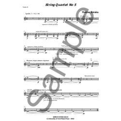 Thomas Simaku: String Quartet No.5