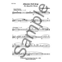 Thomas Simaku: Albanian Folk Song &lsquo;My Beautiful Morea&rsquo; (Flute & Piano Version)