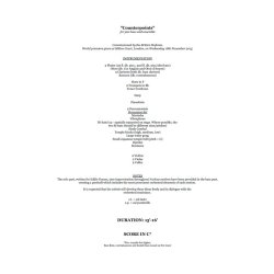 Bainbridge Simon "Counterpoints" Orchestra Conductor's Score