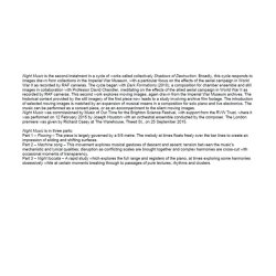 Ed Hughes: Night Music