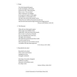 Jeremy Dale Roberts: Beautiful Lie The Dead - Three Songs For Voice And Piano