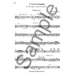 Sadie Harrison: A Not-So-Sonatine (Score/Parts)