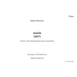 Sadie Harrison: Mimih - Parts