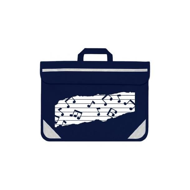 Mapac: Music Bag Duo - Music Notes (Navy)