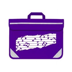 Mapac: Music Bag Duo - Music Notes (Purple)
