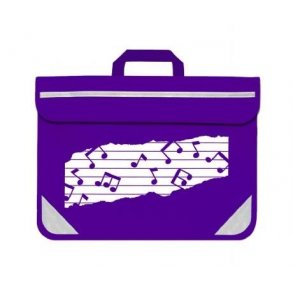 Mapac: Music Bag Duo - Music Notes (Purple)