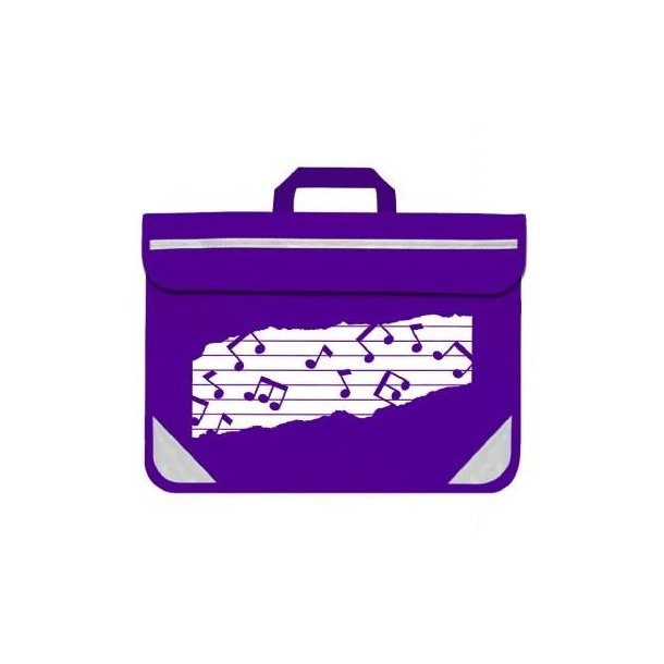 Mapac: Music Bag Duo - Music Notes (Purple)