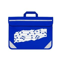 Mapac: Music Bag Duo - Music Notes (Royal Blue)