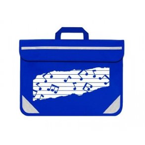 Mapac: Music Bag Duo - Music Notes (Royal Blue)