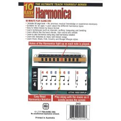 10 Easy Lessons: Teach Yourself Harmonica (DVD With Small Booklet)