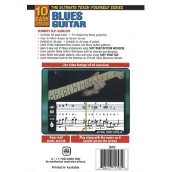 10 Easy Lessons: Teach Yourself Blues Guitar (DVD With Small Booklet)