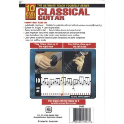 10 Easy Lessons: Teach Yourself Classical Guitar (DVD With Small Booklet)