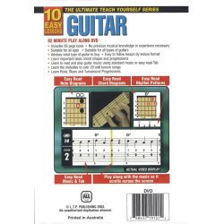 10 Easy Lessons: Teach Yourself Guitar (DVD With Small Booklet)