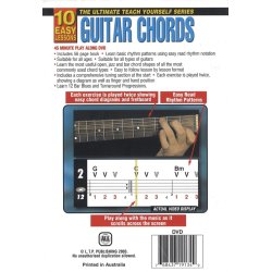 10 Easy Lessons: Teach Yourself Guitar Chords (DVD With Small Booklet)