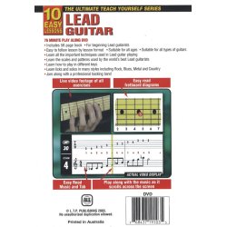 10 Easy Lessons: Teach Yourself Lead Guitar (DVD With Small Booklet)