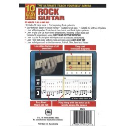 10 Easy Lessons: Teach Yourself Rock Guitar (DVD With Small Booklet)
