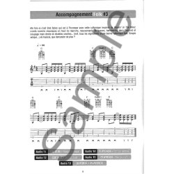 Accompagnements Pop & Folk &agrave; la Guitare