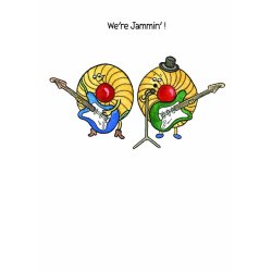 Mildew Design: We're Jammin'! - Greeting Card