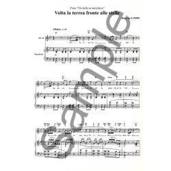 Giuseppe Verdi: Volta la terrea fronte alle stelle, da Un Ballo in maschera (Soprano)