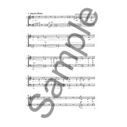 ANDERS HRWALL MARIAMUSIK CHORUS SCORE