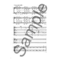 ANDERS HRWALL MARIAMUSIK CHORUS SCORE
