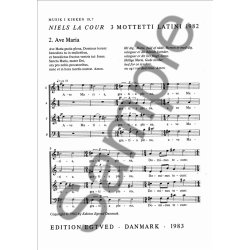NIELS LA COUR AVE MARIA SATB