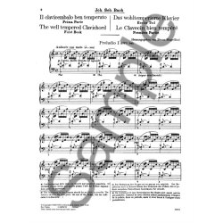 Johann Sebastian Bach: Il Clavicembalo Ben Temperato, Volume 1