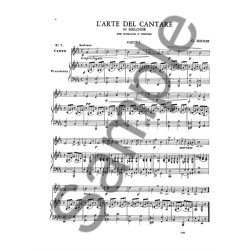 Seidler: L?Arte del Cantare, per Soprano o Tenore