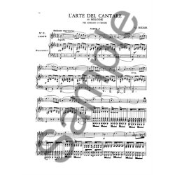 Seidler: L?Arte del Cantare, per Soprano o Tenore